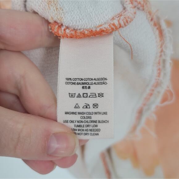 Free People Orange Feels Right Pullover Sweater S - Picture 5 of 6